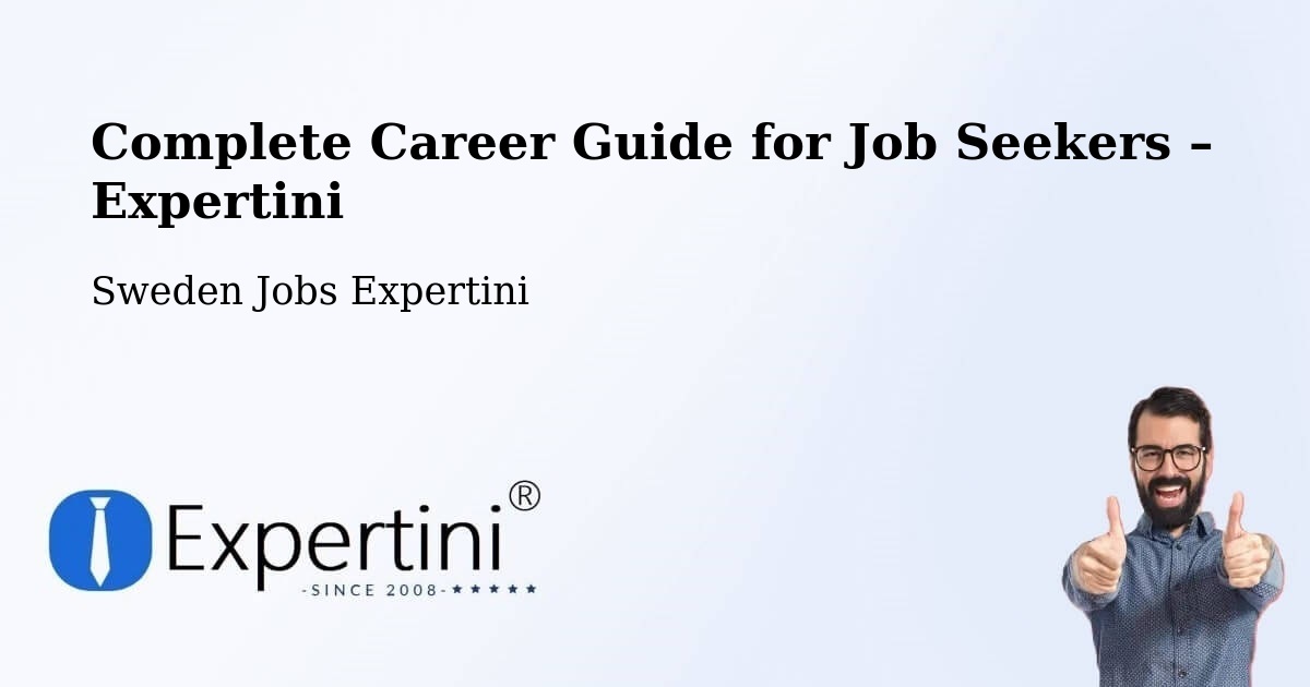 Career Guide for Job Seekers – Nacka - Nacka, Sweden Jobs Expertini
